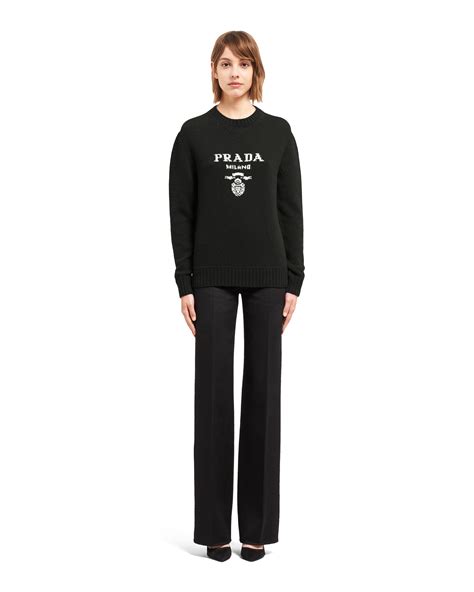 prada pullover frauen|Prada cashmere cardigan.